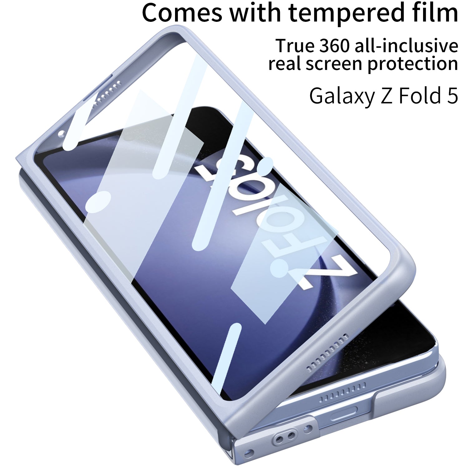 Pouzdro GKK Camera Slider PC pro Samsung Galaxy Z Fold5 5G Kryt na telefon s držákem na kartu z tvrzeného skla Pouzdro GKK Camera Slider PC pro Samsung Galaxy Z Fold5 5G Kryt na telefon s držákem na kartu z tvrzeného skla